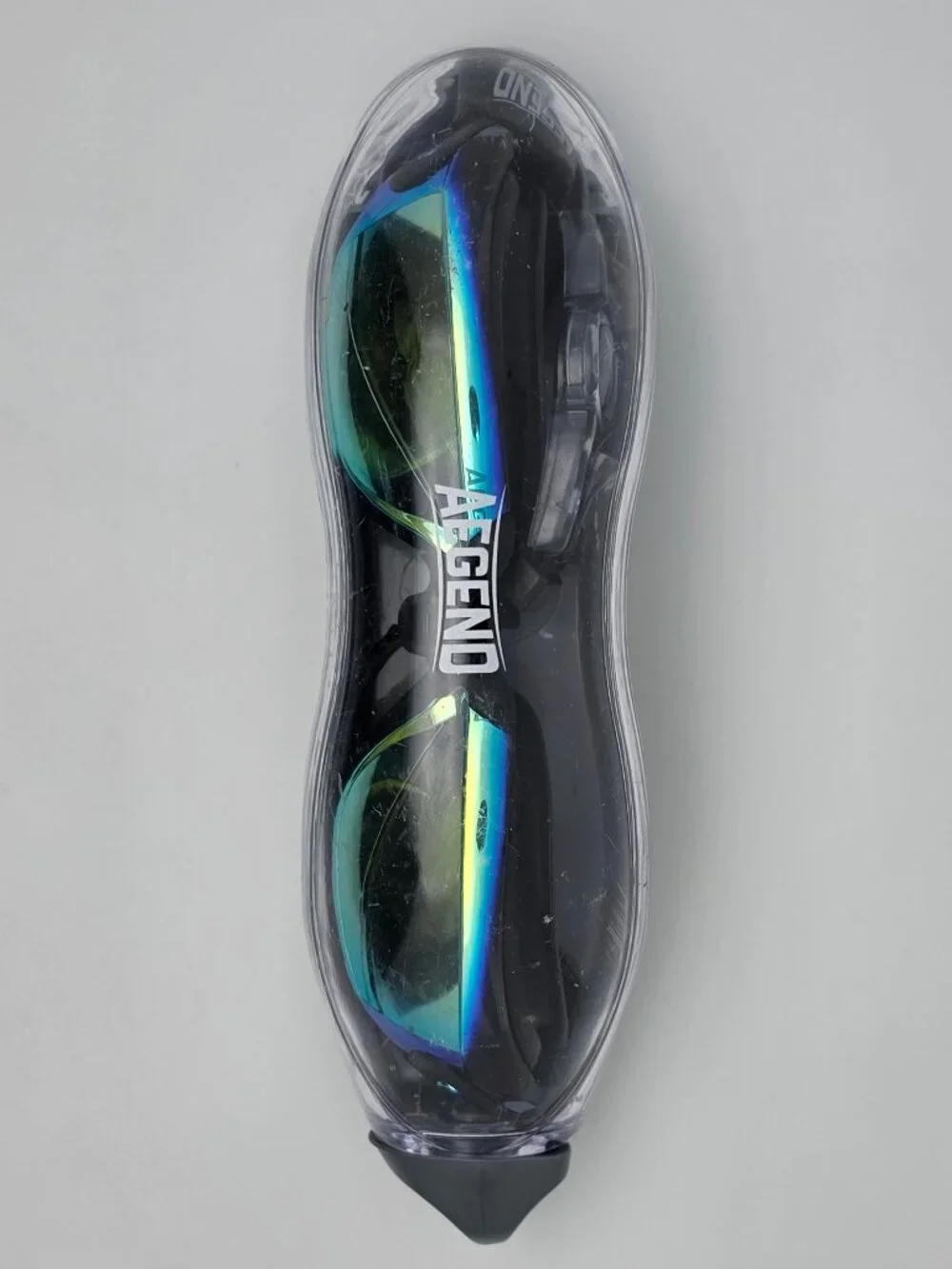 Aegend Swimming Goggles Swim Unisex Goggles Multi Color Lens w Case No Leaks